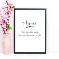 Home is our favourite place gift