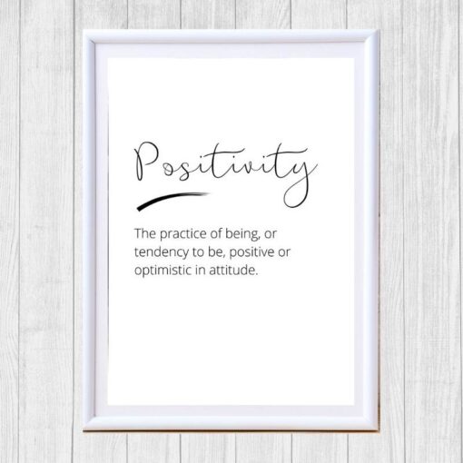 Positivity print