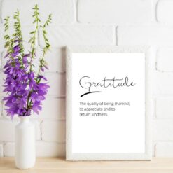 Gratitude print